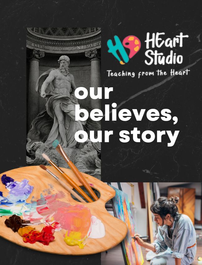 Heart Studio Children Creating Art